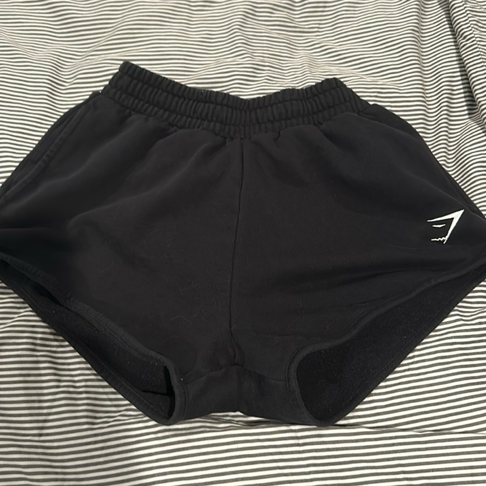 Gymshark Training Fleece Shorts-Black